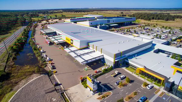 Commercial real estate exterior - drone capture - 2000