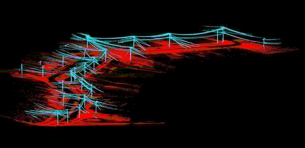 LiDAR - mapped area stripped of vegetation