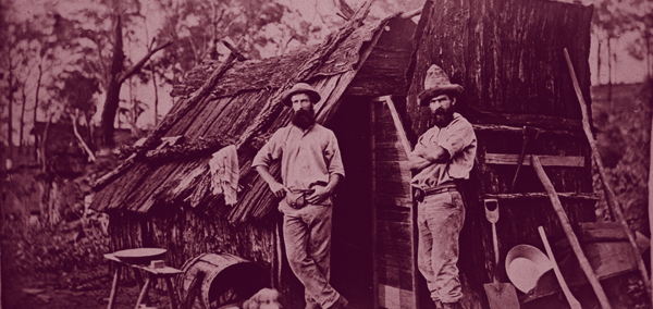 Queensland mining hut (credit State Library QLD)