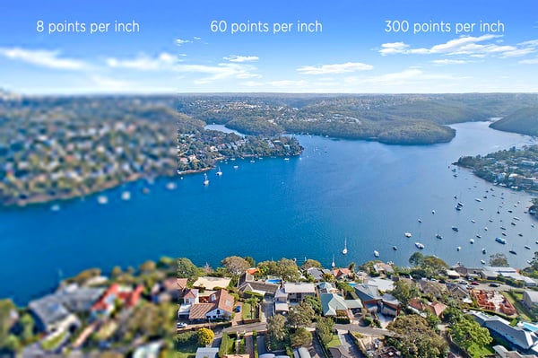 Sailors Bay NSW - illustrating resolution difference